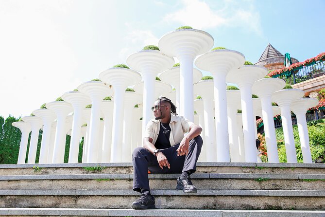 3 Hour Golden Bridge Photoshoot in Ba Na Hills - French Village and Moon Castle Change the Mood