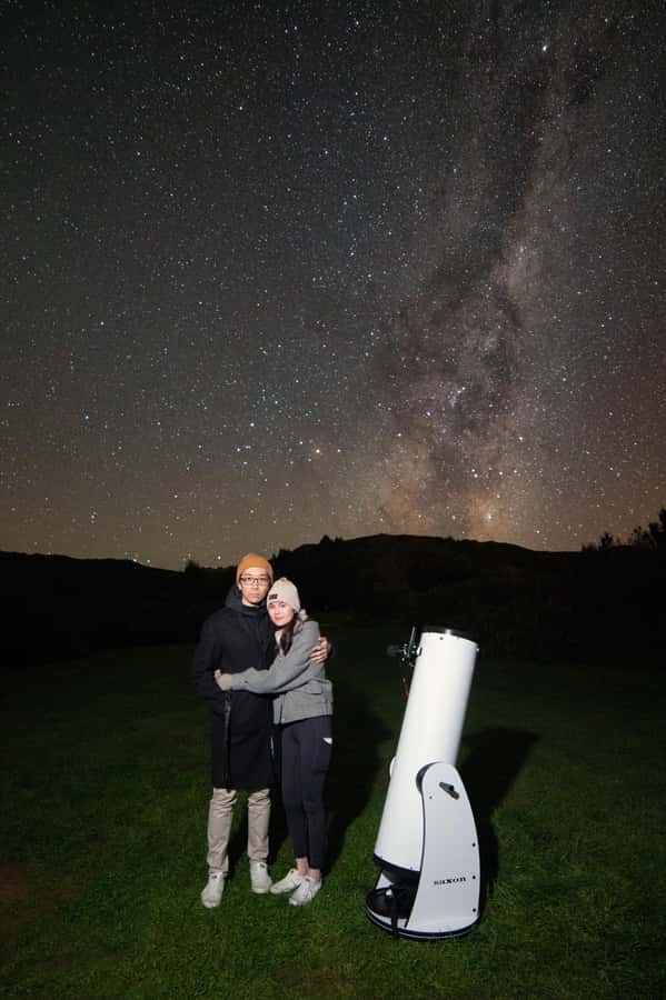 Akaroa: Stargazing Tour with 2 Telescopes & Souvenir Photos - The ZWO Seestar S50: watch an image build