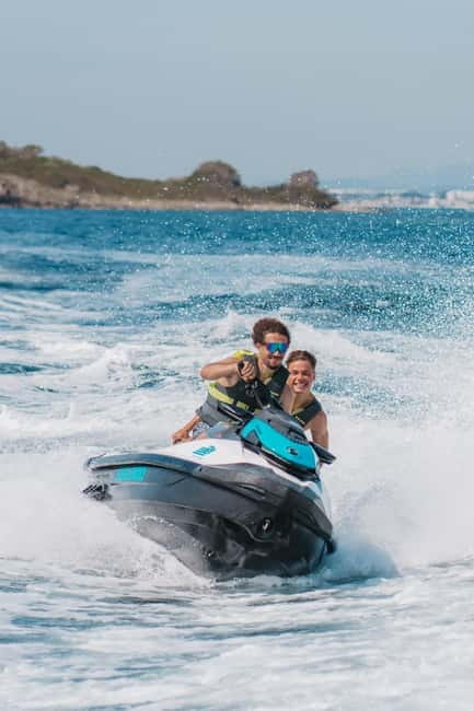 Andratx: Jet Ski Tour with Cave Visits and free Photos - From the sailing club to the open water