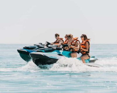 Andratx: Jet Ski Tour with Cave Visits and free Photos