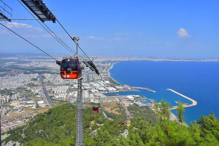 Antalya Photo Tour with Waterfalls, Old City & Boat Trip - Upper Düden Waterfall and its cool stone caves