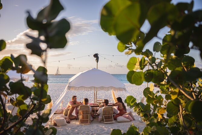 Aruba Romantic Sunset Photoshoot & Beach Picnic in Luxury Cabana - A Sunset Date With a Private Address