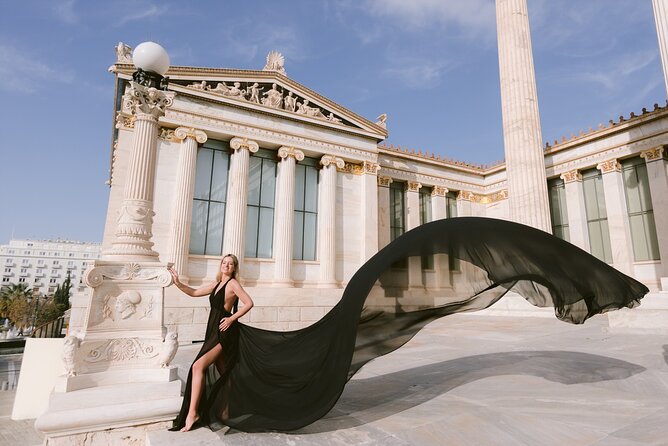 Athens Flying Dress Photo Shoot with a Professional Photographer - Key points to know before you book