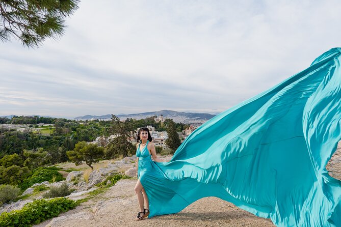 Athens Flying Dress Photoshoot - Timing, weather, and practical comfort