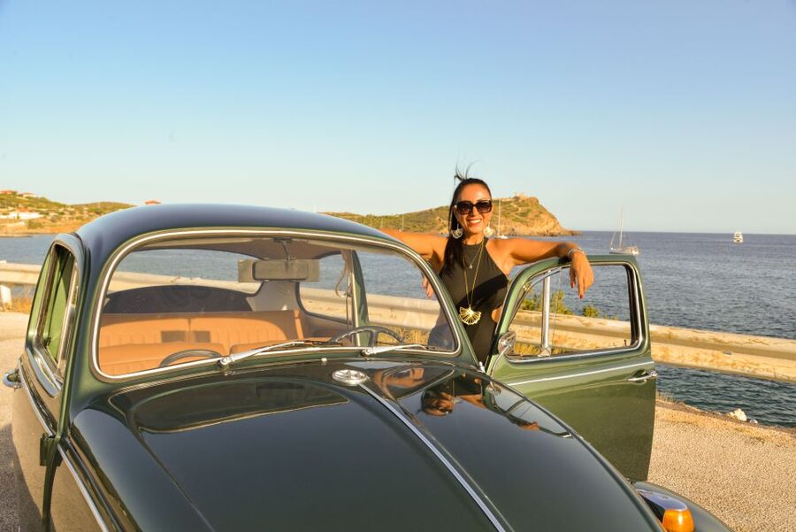 Athens: Riviera Photo Tour in a Vintage Volkswagen Beetle - The driving element and the small-car reality
