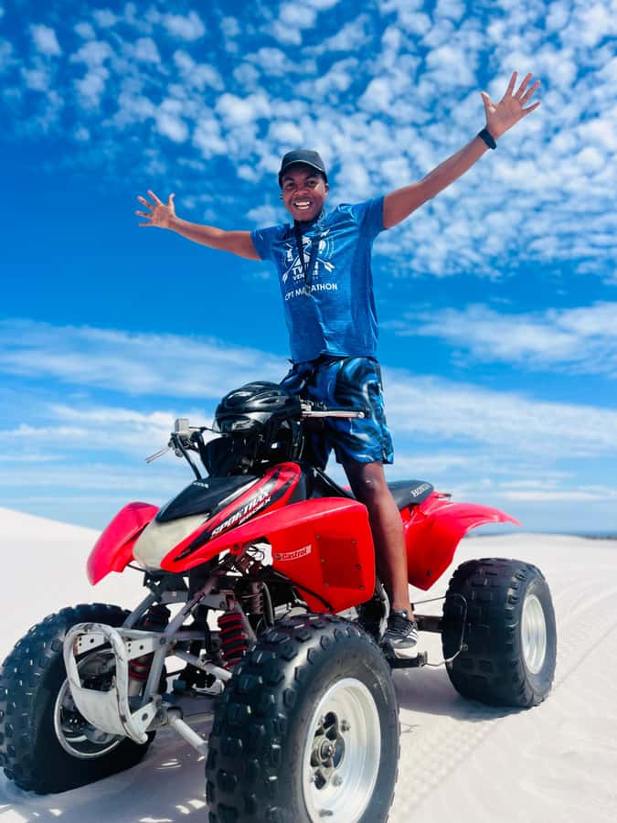 Atlantis Dunes: The best ATV- Quad Bike tour with PHOTOSHOOT - Clothing, water, and the things to leave behind