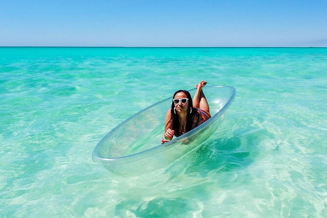 Beach Day and Clear Kayak Photoshoot in Bahamas - The strongest points, and the main caution