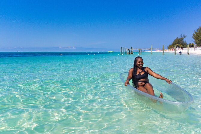 Beach Day and Clear Kayak Photoshoot in Bahamas - Port Lucaya Marketplace and the final hour