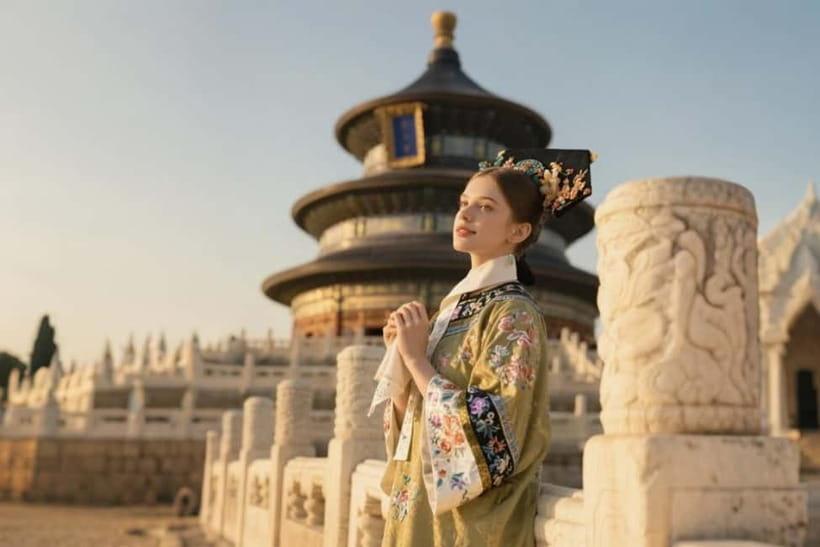 Beijing: Temple of Heaven Hanfu Photography with Ticket - What the 35 included photos are worth