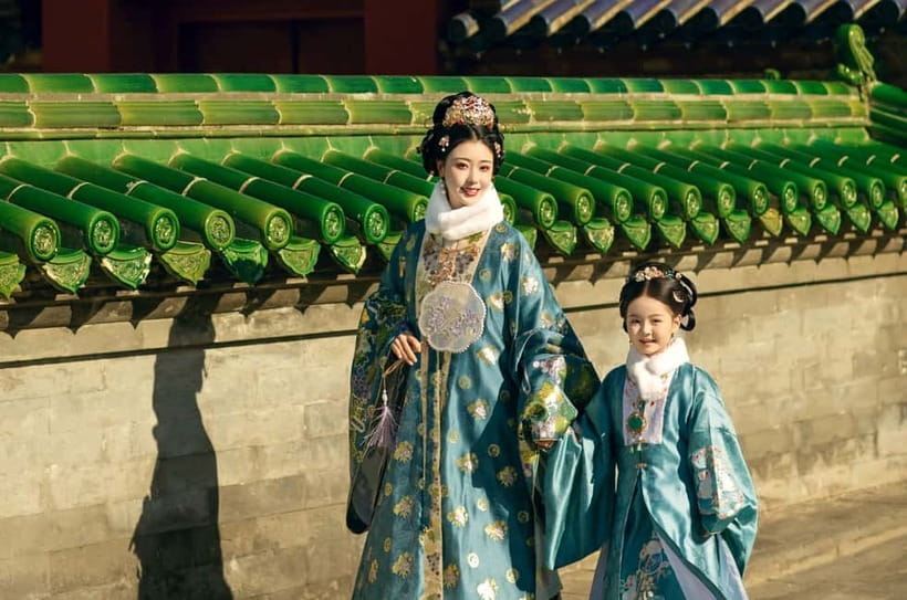 Beijing Traditional Hanfu Experience & Photoshoot for Groups - Hanfu turns a normal Beijing stop into a personal keepsake