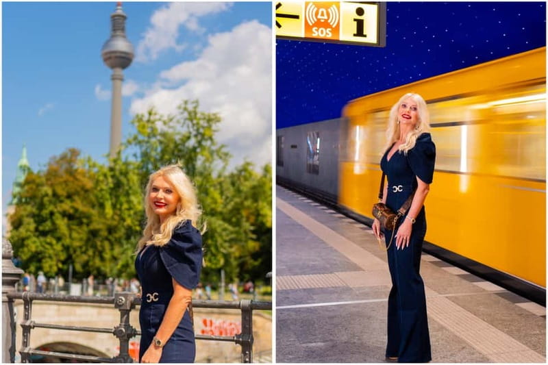 Berlin: Instagram Tour of the most visited spots - The viewpoint brings the TV Tower into the frame