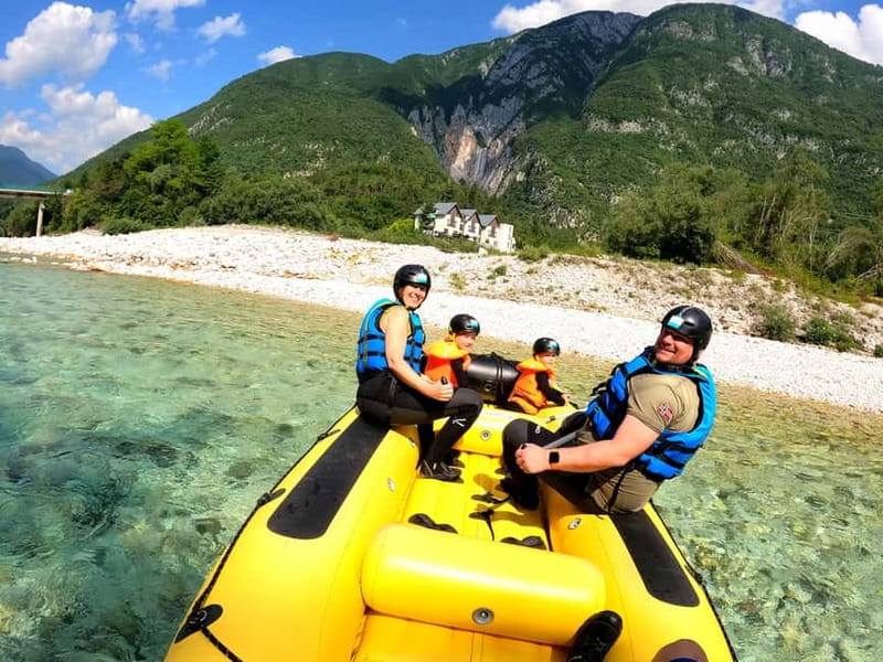 Bovec: Kinder Rafting on Soča River from 4years +FREE photos - Why this is a good first rafting trip