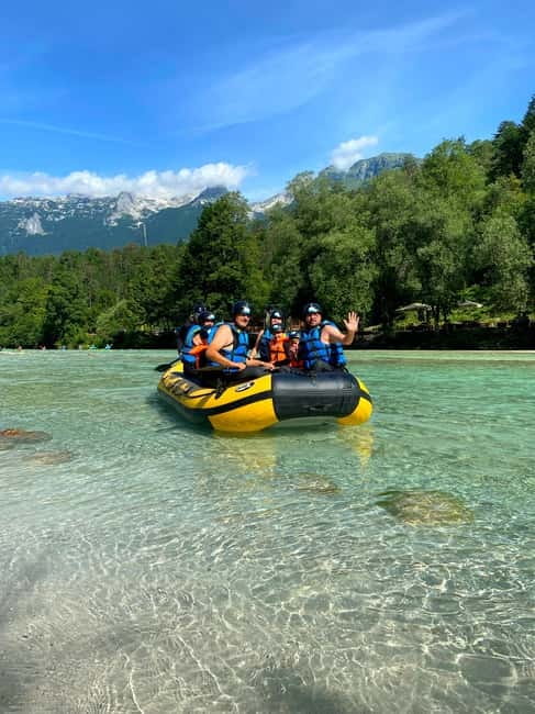 Bovec: Kinder Rafting on Soča River from 4years +FREE photos - Starting at the Soča Adventure base