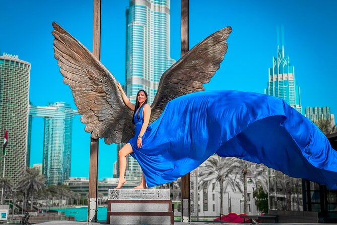 Burj Khalifa Flying Dress Instagram Videography Shoot - What you actually receive within 24 hours