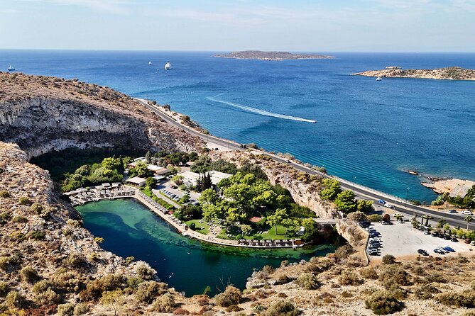 Cape Sounion Tour: Enjoy Monumental Sites, Drone Photography - Lake Vouliagmeni: a short stop with a strange story