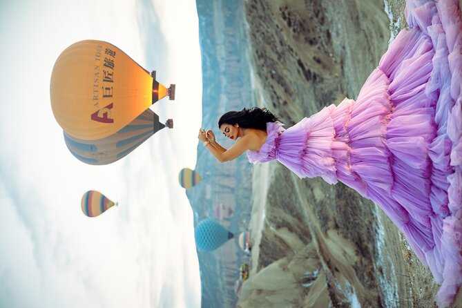 Cappadocia Flying Dress Photoshoot - Three locations, three different moods