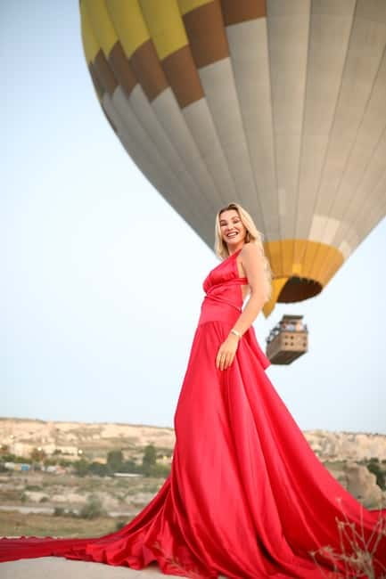 Cappadocia: Photoshooting with Flying Dresses - What you receive after the camera work