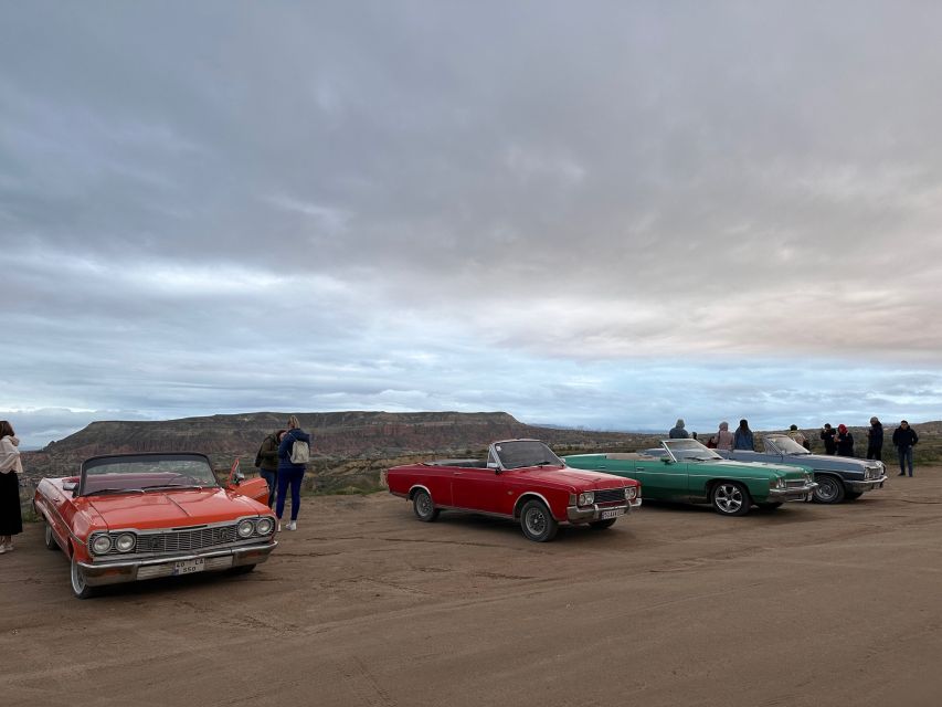 Cappadocia: Private Classic Car Trip with Photoshoot Option - Balloon photos require a small reality check