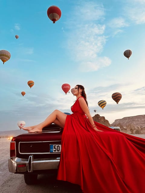 Cappadocia: Private Outdoor Photoshoot at Sunrise w/Transfer - Getting ready at your Göreme hotel