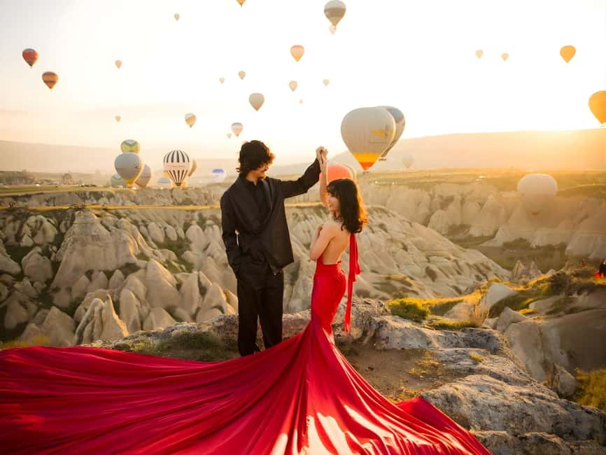 Cappadocia: Private Photo Shoot with Flying Dress & Horses - Love Valley: dramatic rock formations and open views