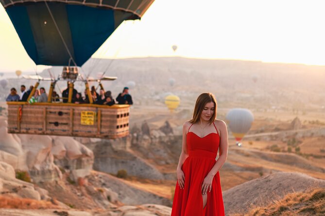 Cappadocia Private Photo Shoot with Flying Dress & Hotel Pickup - The flying dress and the photo package