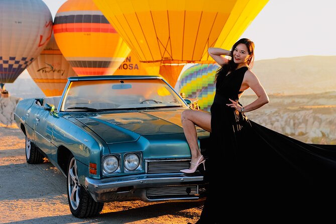 Cappadocia Private Photo Shoot with Flying Dress & Vintage Car - Key points to know before booking