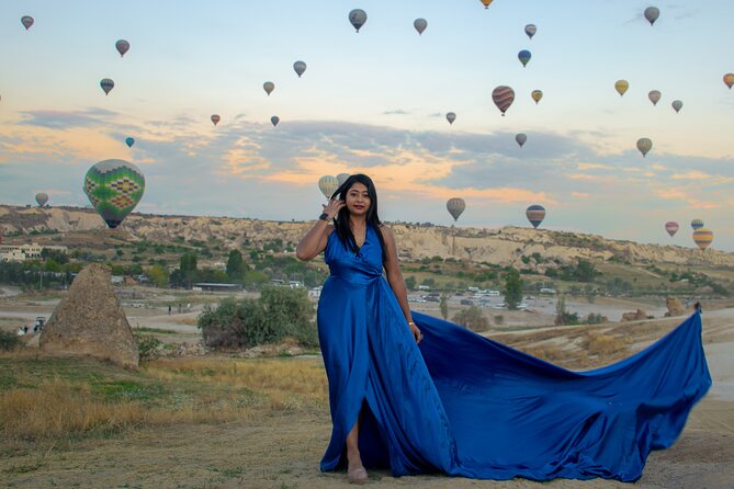Cappadocia Private Photography - Optional vintage car, dress, and carpet shop scenes