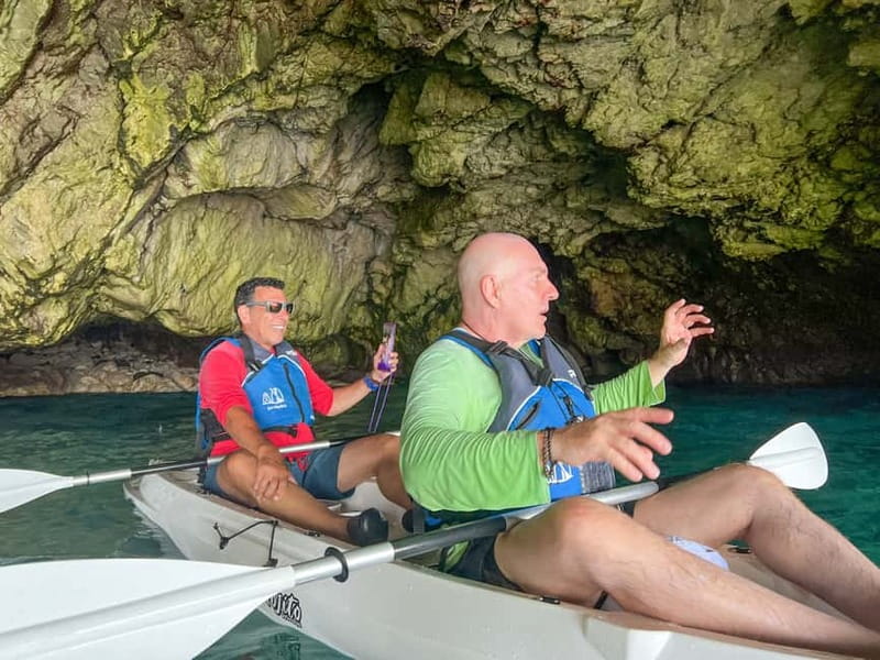 Capri: Caves and Beaches Kayaking Tour with GoPro Photos - How hard is the 1.5-hour route?