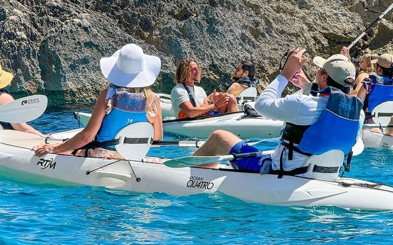 Capri: Caves and Beaches Kayaking Tour with GoPro Photos - Passing through the Arch of the Star