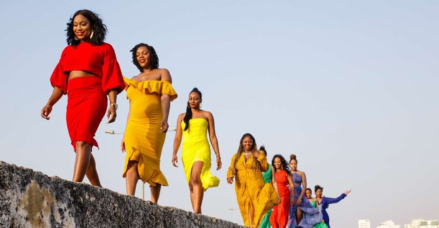 Cartagena Travel Memories: A cover magazine Photo Shoot - Palenqueras and other extras