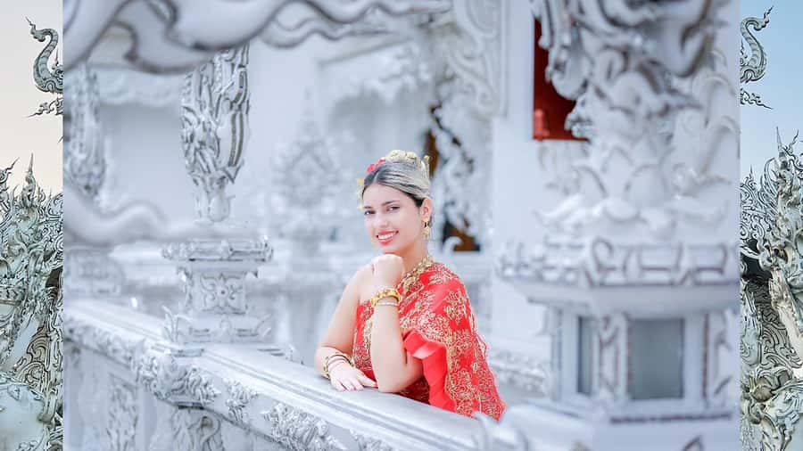 Chiang Rai:Photos of traditional Thai costumes,White Temple - Practical advice for a smoother session
