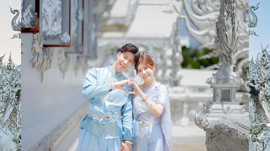 Chiang Rai:Photos of traditional Thai costumes,White Temple - Who should book this White Temple photo session?