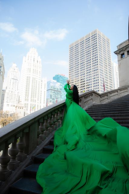 Chicago Luxury Flying Dress Photoshoot - What you receive after the photo session