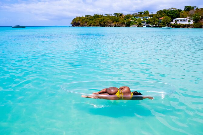 Clear Kayak Drone Photoshoot in Grenada - Viewing the photos before editing