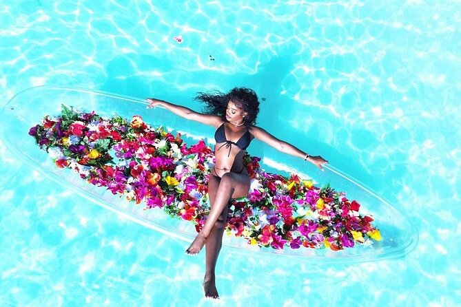 Clear Kayak Photoshoot in Turks and Caicos Islands Providenciales - Arriving at Pelican Nest Villas
