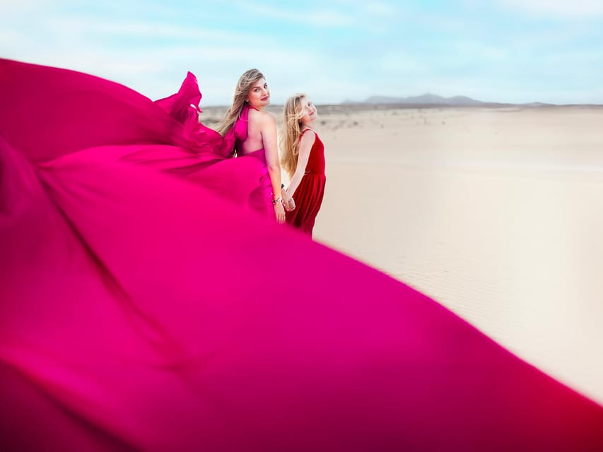 Corralejo: Private Flying Dress Photoshoot - Key points to know before booking