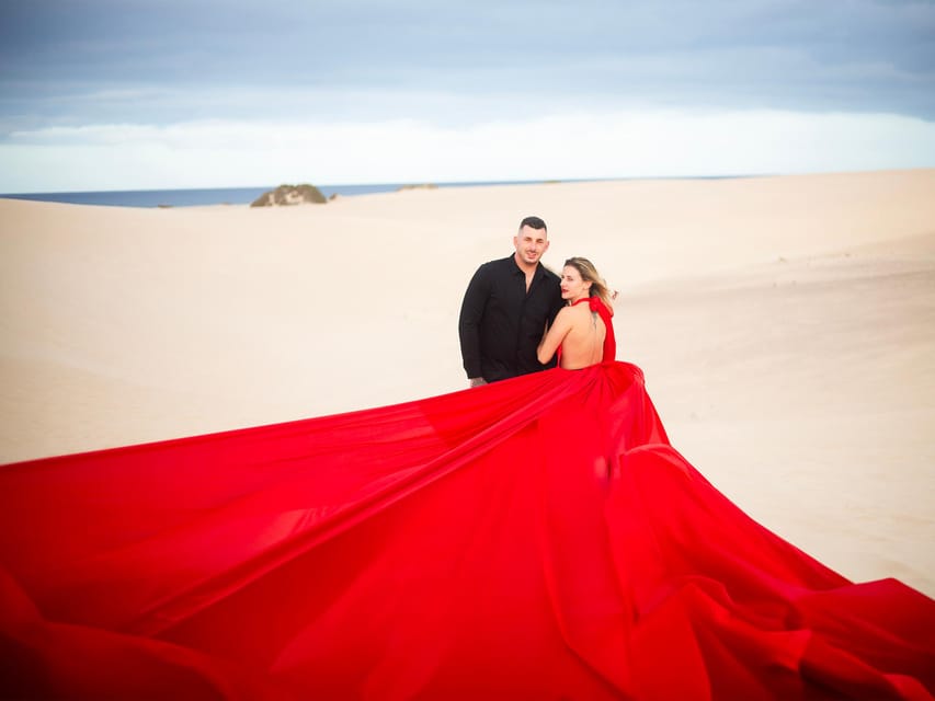 Corralejo: Private Flying Dress Photoshoot - From proof gallery to finished photographs