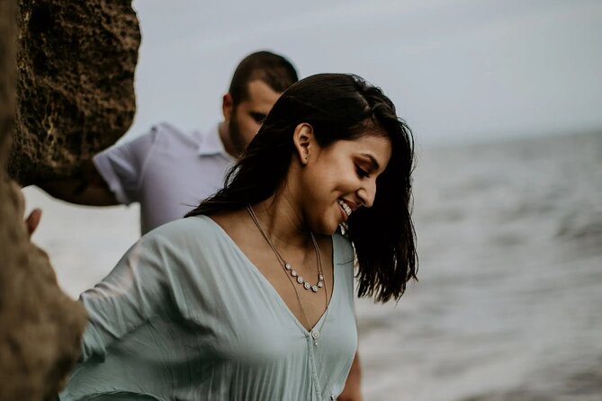 Couple Photoshoot in Goa - Sinquerim Beach: begin with open coastal views