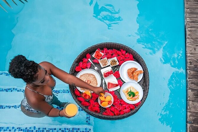Curacao Floating Breakfast Photoshoot free Drone Videos & Mimosas - Who will get the most from this experience