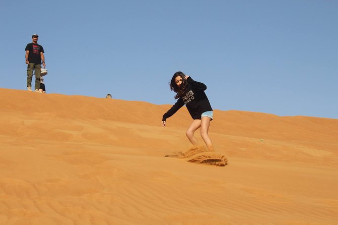 Desert Safari - Morning at Red Dunes, Sandboarding, Desert Photos - The Red Dunes and the 45-minute 4x4 ride