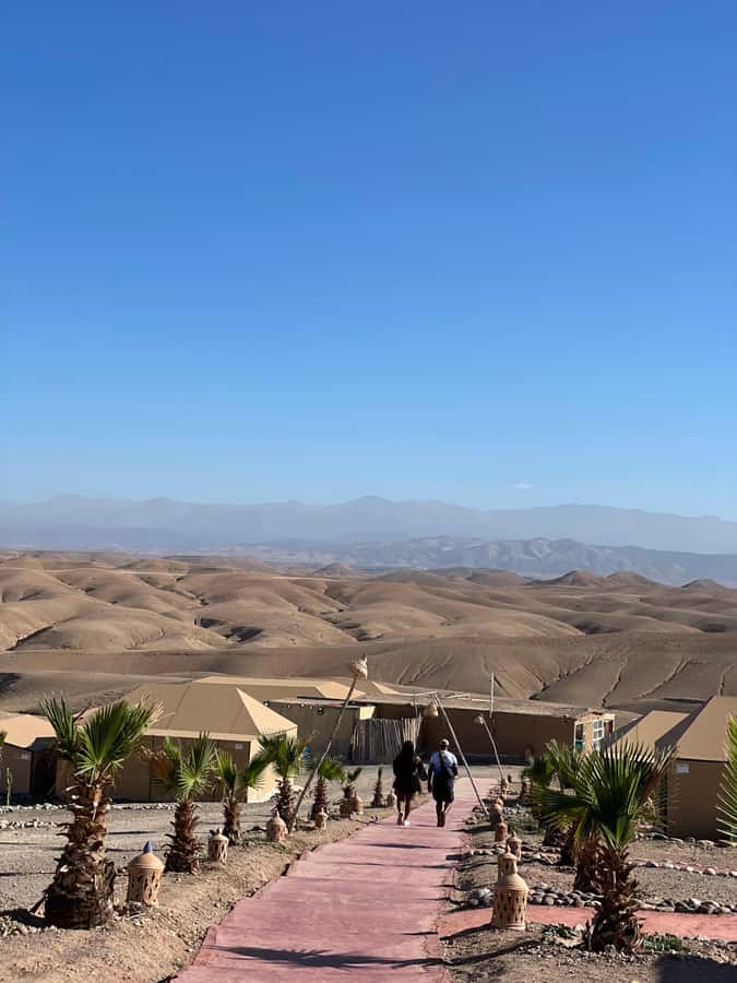 Dinner Show at Agafay desert & Traditional Outfit Photoshoot - Music, Dance, and Fire After Dark