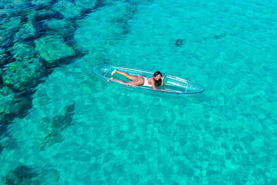 Drone Clear Kayak Barbados Photoshoot - Key points at a glance