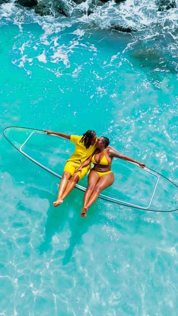 Drone Clear Kayak Barbados Photoshoot - What the 30-minute session actually involves