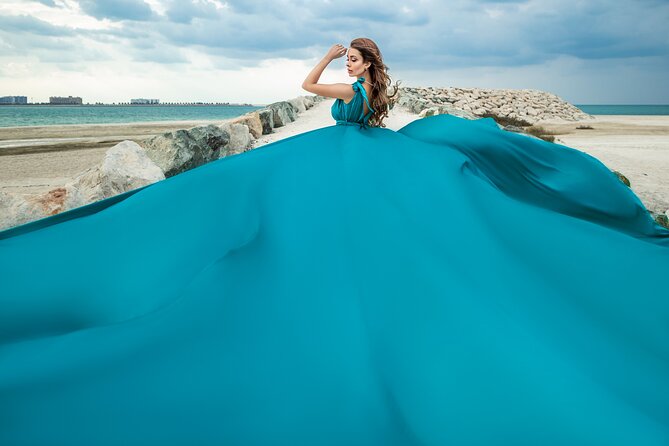 Dubai: Flying dress photoshoot - Cancellation and payment flexibility
