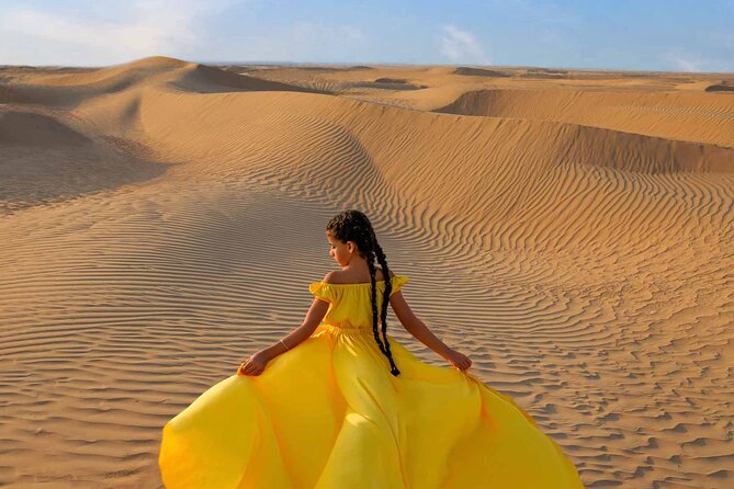 Dubai Flying Dress Private Photoshoot in the Desert - What happens during the one-hour shoot