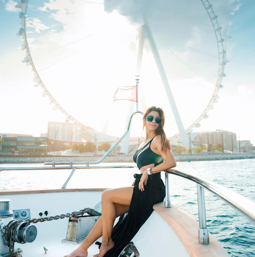 Dubai: Instagrammable Yacht Tour with Drinks & Ain/JBR Views - Dubai Marina looks better from the water