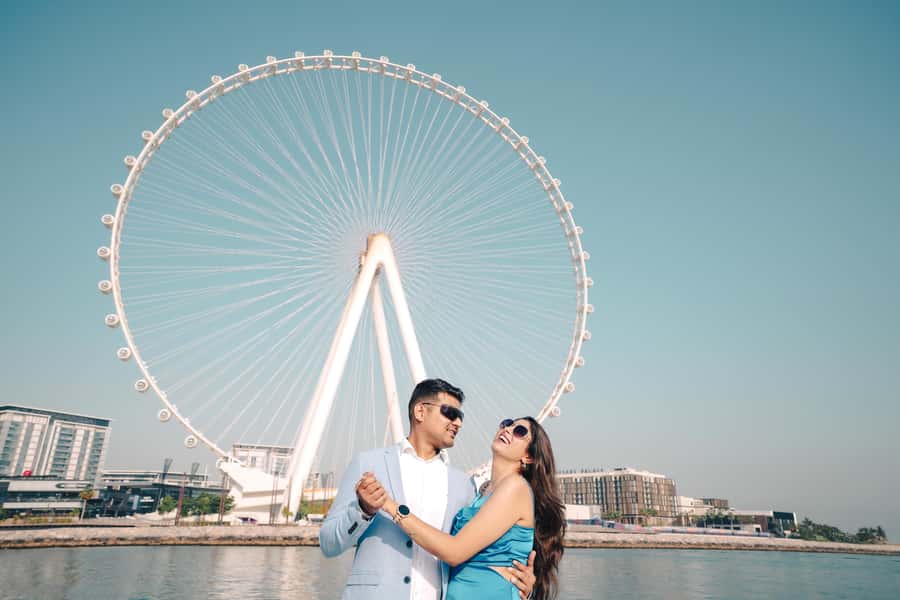 Dubai: JBR Beach Pre Wedding Photoshoot - What the JBR Beach setting gives you