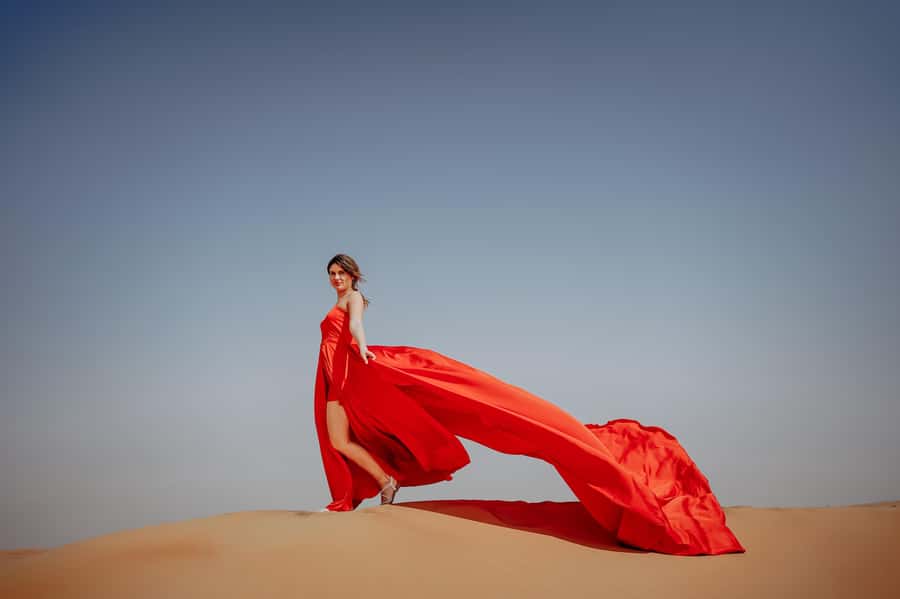Dubai: Private Flying Dress Photography and Dune Drive Trip - Who should book this, and who should skip it