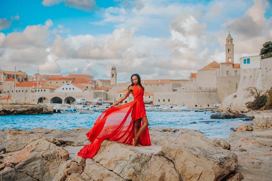 Dubrovnik: Private Flying-dress Photoshoot - Why a flying dress works so well in Dubrovnik