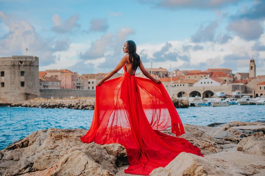 Dubrovnik: Private Flying-dress Photoshoot - Small details that can make the session better